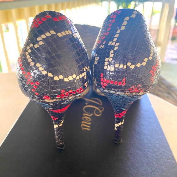 JCREW COLETTE SNAKESKIN PUMP - Picture 3 of 4